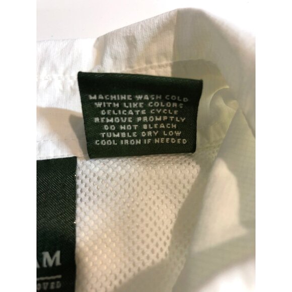 Field & Stream Men's Size Large Creme Long Sleeve Button Up Lined Utility Shirt - Picture 10 of 11